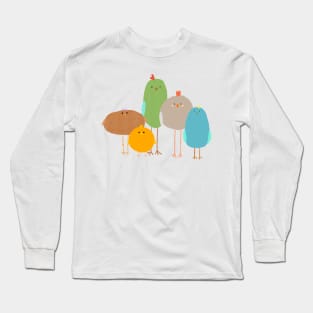 Cute chickens Long Sleeve T-Shirt